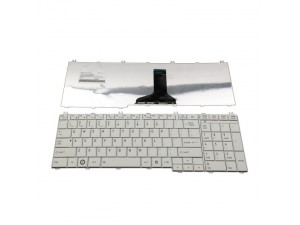 Клавиатура за лаптоп Toshiba Satellite C650 C655 C660 L650 L655 L670 L675 L750 L755 Бяла с Кирилица